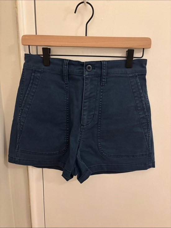 Madewell Pants - Madewell blue cotton shorts
